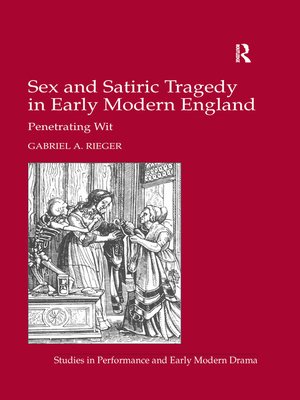 cover image of Sex and Satiric Tragedy in Early Modern England